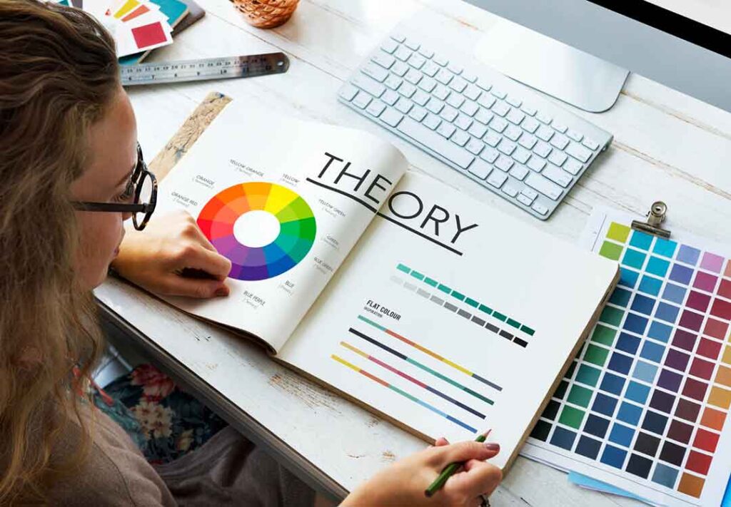 تئوری رنگ باعث بهبود در طراحی و چاپ می‌شود